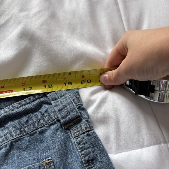 Vintage 90s Y2K Freestyle Low Rise Baggy Denim Jeans Womens Size 20 Grunge Indie - Picture 5 of 10